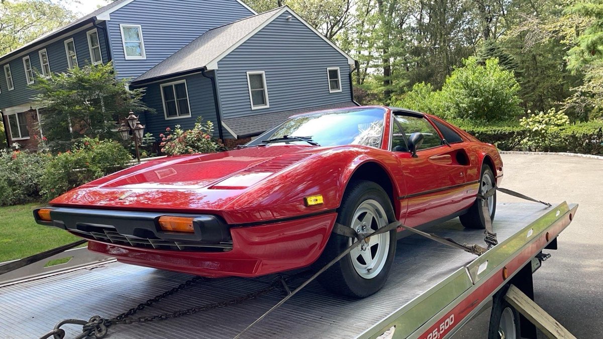 Blue Classic car flatbed transport job by XXCELL Towing