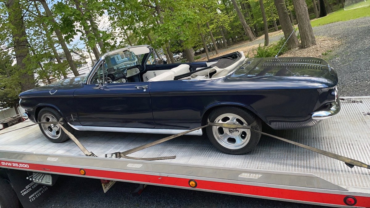 Classic car flatbed transport job by XXCELL Towing