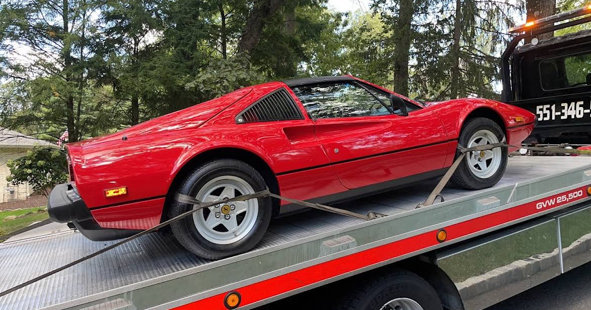 XXCELL Towing safe transport of Ferrari sports car in Bergen County NJ