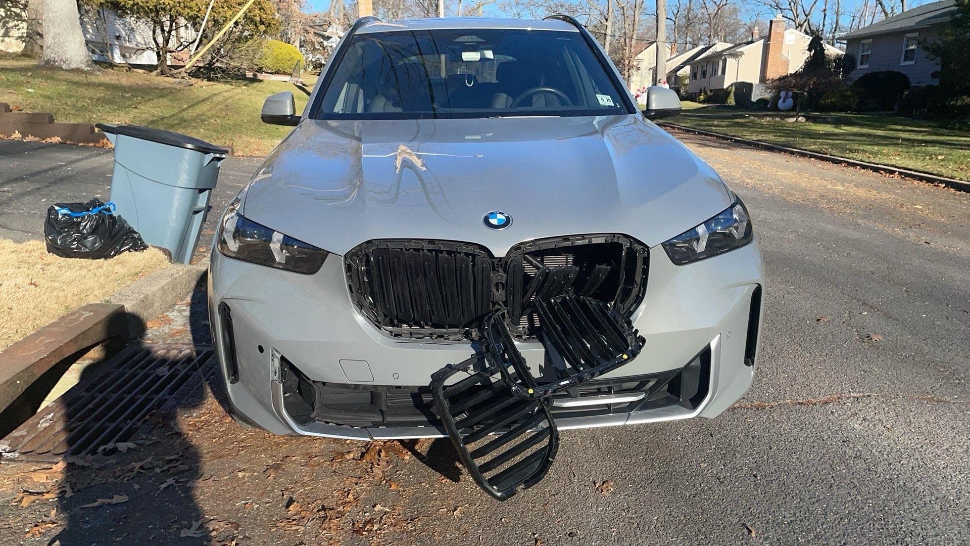 BMW accident recovery towing job by XXCELL Towing